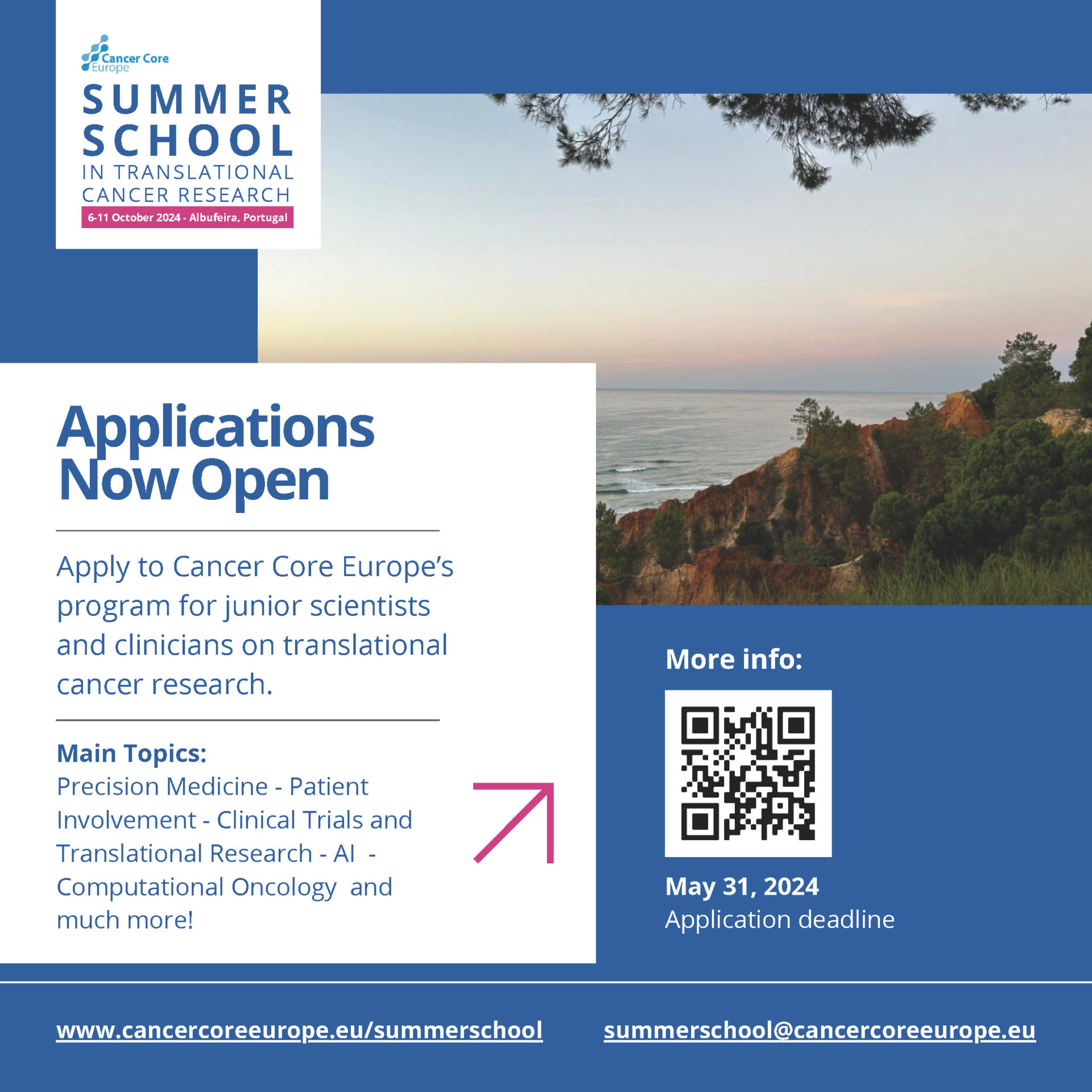 Cancer Core Europe (CCE) Summer School in Translational Cancer Research FEBS